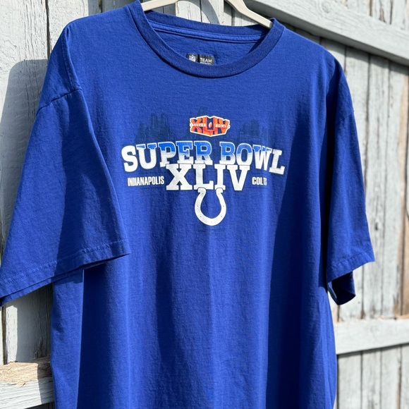 NFL Other - Indianapolis COLTS Men’s T-Shirt XL X-Large Super Bowl XLIV NFL Team Apparel